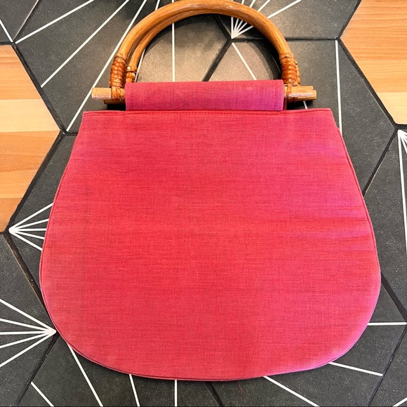 Pink Indian Embroidered Bollywood Boho Handbag - Picture 5 of 5